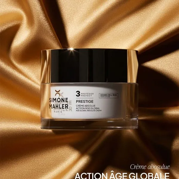 Prestige Crème Simone Mahler, crème absolue action âge globale, pot de 50 ml