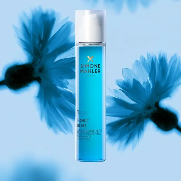 Tonic Bleu Simone Mahler, lotion tonifiante tous types de peau, flacon de 150 ml